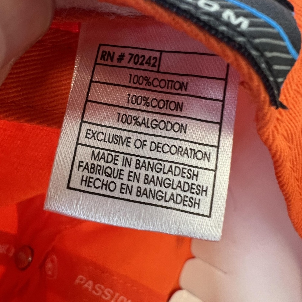 Oregon State‎ Beavers Hat Cap Strap Back Orange NCAA Basketball Mens College - Picture 12 of 13